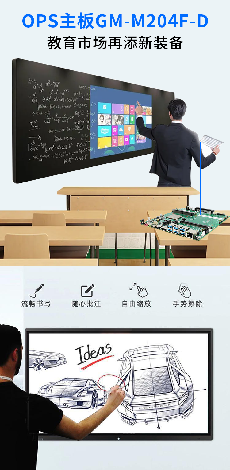 【高能計算機新品發(fā)布】飛騰D2000國產(chǎn)OPS主板，讓教育設(shè)備智慧融合！(圖1)